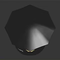 Official Police Cap With Badge And Police Lettering Uniform Accessory