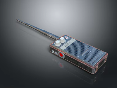 Walkie-talkie military walkie-talkie military radio military wireless telephone wireless telephone military communication equipment 3d model