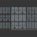 Octagonal Multi Storey Building Structure With Modern Framework And Glass Panels