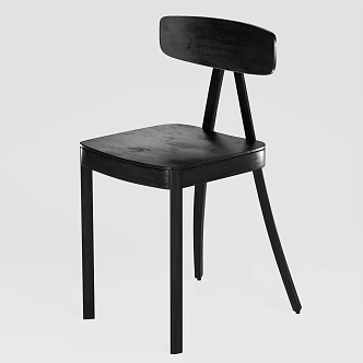 Dining Chair Single Chair 3d model