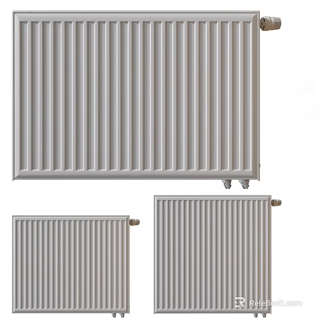 Premium Metal Pipes With Vertical Striped Design For Long Lasting Home Plumbing Use 3d model 