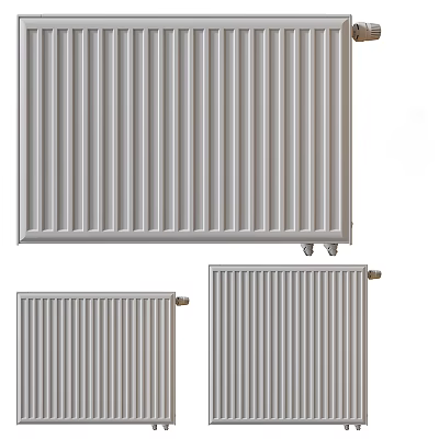 Premium Metal Pipes With Vertical Striped Design For Long Lasting Home Plumbing Use 3d model