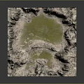 Natural Garden Landscape Featuring Mountainous Terrain And Green Lush Vegetation Areas