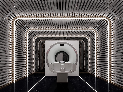 Modern CT Room Scanning Room 3d model