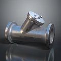 Stainless Steel Y Type Strainer Hardware Tool With Flanged Connections For Industrial Use