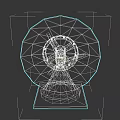 Public Sundial Facility Featuring Circular Design Scales And Pointer Base