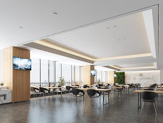 Modern Restaurant 3d model