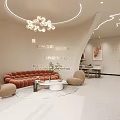 Luxury Modern Beauty Hair Salon Interior With Elegant Stylish Decor Space