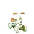 Biipap Electric Toy Tricycle for Kids with White Brown Design and Green Grass