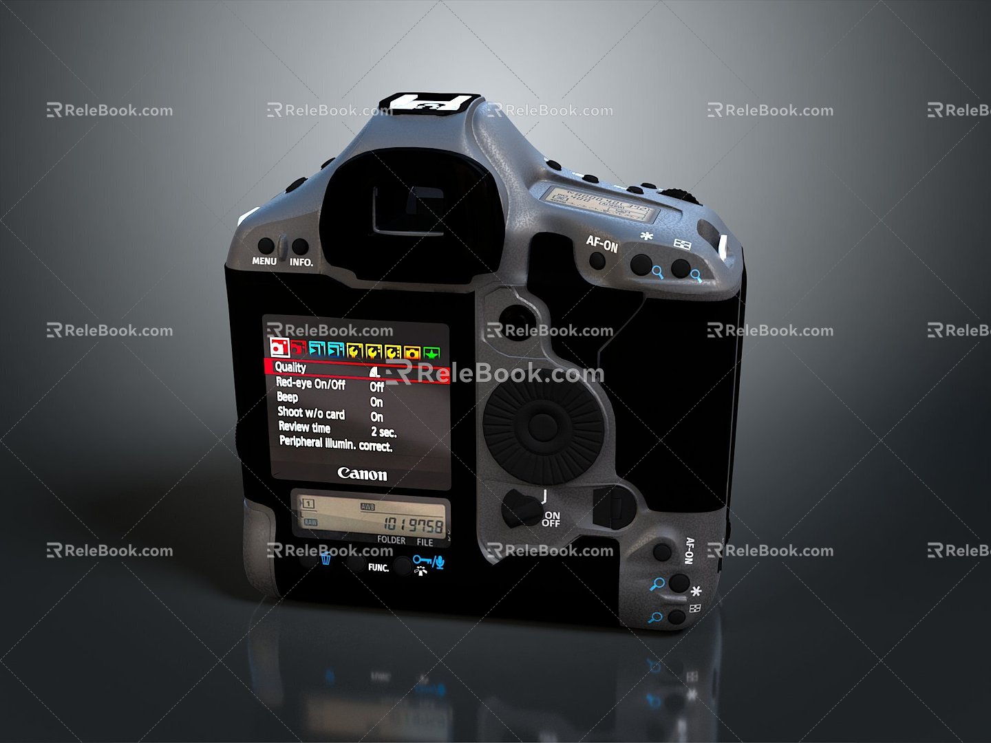 DSLR Camera Card Machine Digital Camera Digital Camera Camera Photographic Equipment 3d model