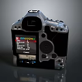 DSLR Camera Card Machine Digital Camera Digital Camera Photographic Equipment 3d model