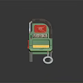 Modern radar sci-fi items sci-fi radar machine radar machine sci-fi components 3d model