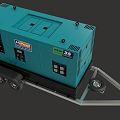 Modern Generator Trailer Modern Trailer Industrial Trailer Generator Trailer Function Car Machinery 3d model