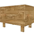 Rustic Wooden Storage Cabinet With Drawer Open Shelf And Natural Wood Grain