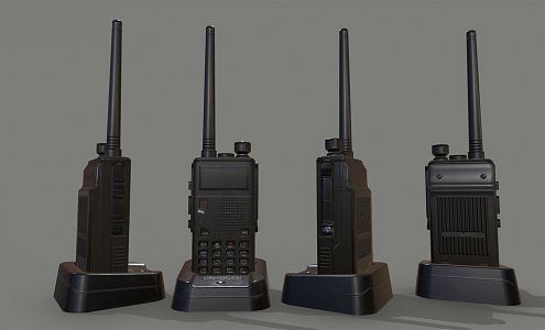 Modern radio 3d model