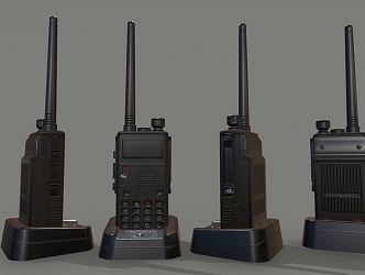 Modern radio 3d model