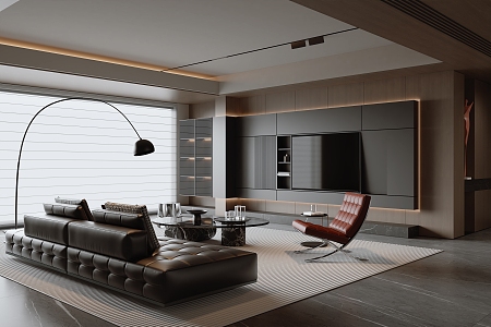 Italian Living Room 3d model