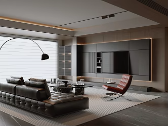 Italian Living Room 3d model