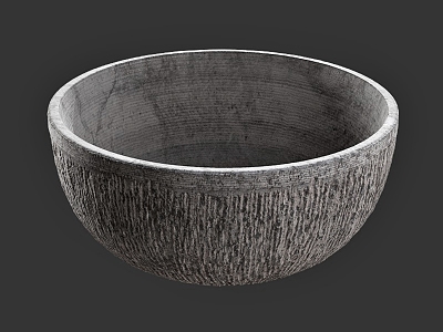 Modern bowl pottery decorative art ornaments jar pottery art ornaments 3d model