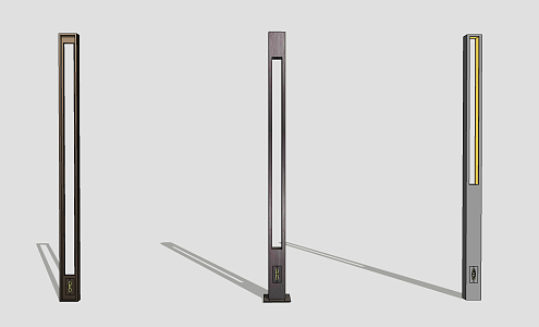 Modern landscape lamp 3d model