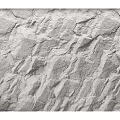 Natural Stone Wall Component With Rough Textured Surface And Gray Finish
