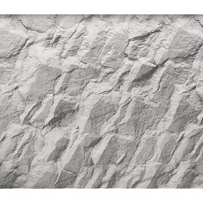 Natural Stone Wall Component With Rough Textured Surface And Gray Finish 3d model