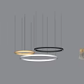 Modern chandelier combination 3d model