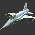 Modern Fighter Next Generation Aircraft 3d model