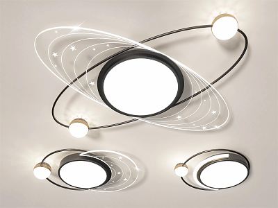 modern ceiling lamp 3d model