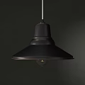 Modern Black Metal Wall Lamp with Cone Shaped Shade for Contemporary Home Decor