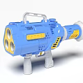 Blue And Yellow Electric Toy Gun For Kids With Handles