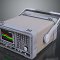 Portable Electronic Test Device With Display Screen Waveform Graph And Control Knobs