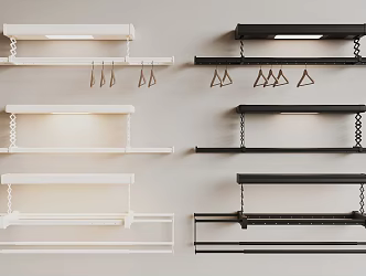 Modern drying rack 3d model