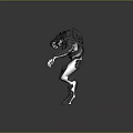 Armored Sci Fi Creature Character With Detailed Metallic Exoskeleton And Menacing Stance