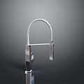 Durable Modern Stainless Steel Kitchen Faucet With Single Handle High Arc Design