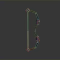 Crossbow Mechanical Crossbow Shift Bow and Arrow Shoot Far Equipment Weapons High-tech Crossbow 3d model