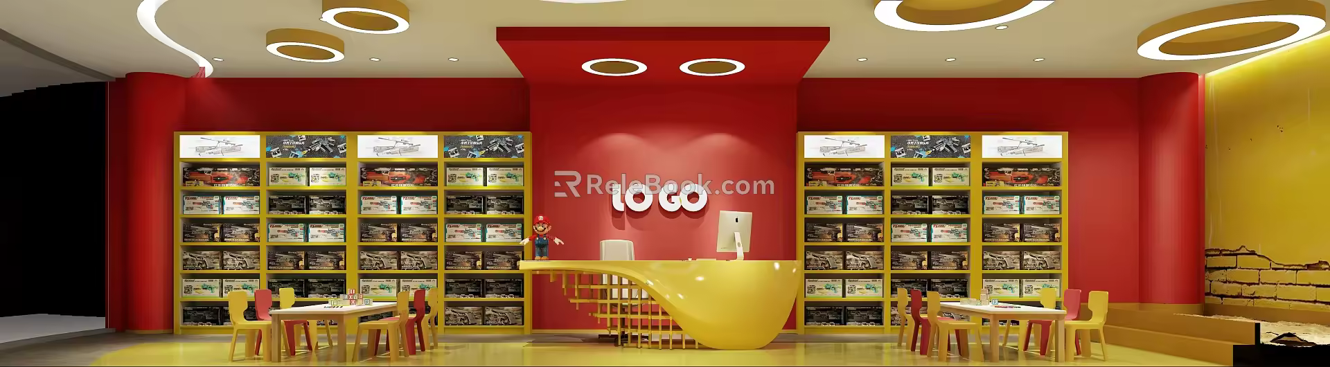 Modern Toy Store 3d model
