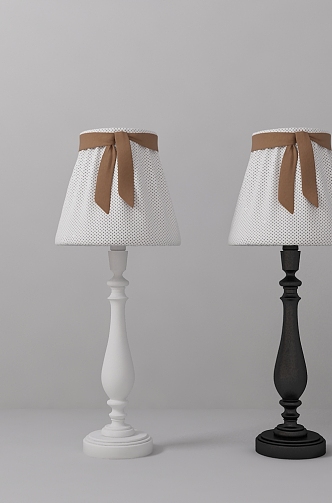 Jane European table lamp personality exquisite lamps 3d model