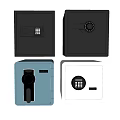 Various Home Safes With Digital Keypad Combination And Key Lock Designs 3d model