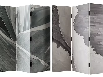 Middle Ancient Screen 3d model
