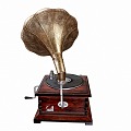 vintage phonograph old-fashioned phonograph 3d model