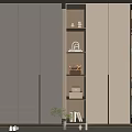 Modern Wardrobe Interior Design With Open Glass Doors LED Lighting And Storage Shelves