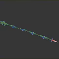Spear Ancient Weapon Cold Weapon Medieval Item Medieval Weapon Sword Axe 3d model