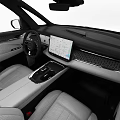 Luxury Modern Car Exterior With Unique Grille Design LED Headlights And Spacious Leather Seats Interior