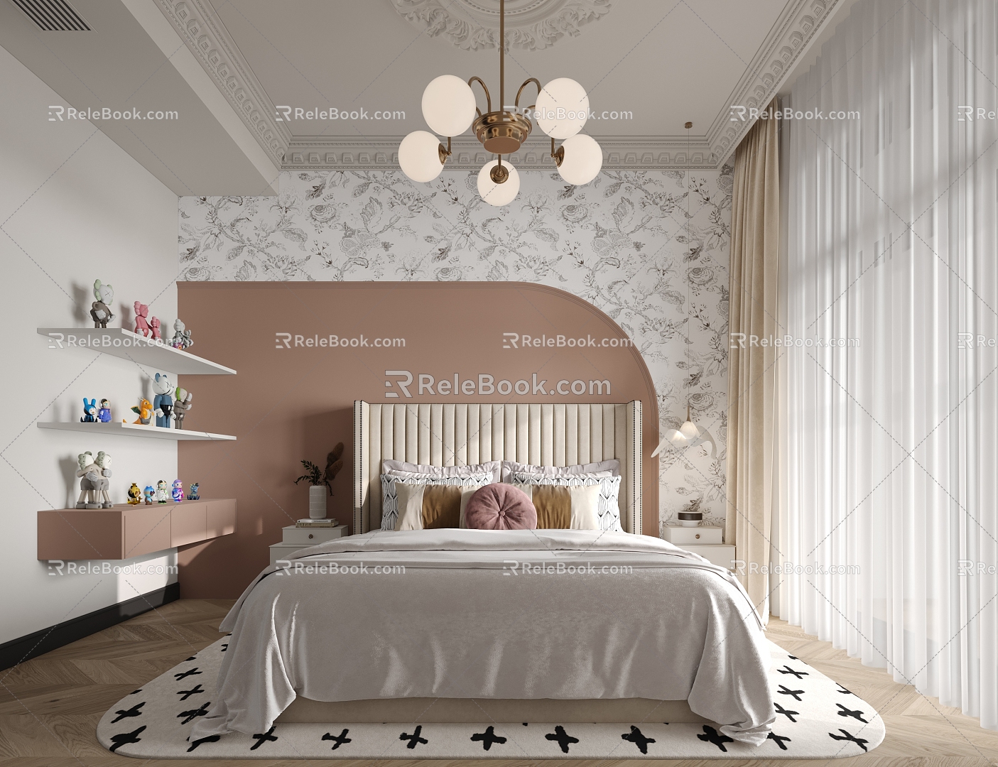 French Bedroom 3d model