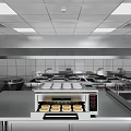 Stainless Steel Commercial Kitchen Oven Baking Round Pastries And Appliances