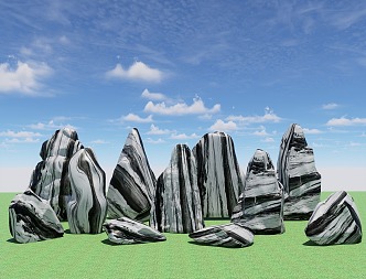 Landscape Stone Cloud Stone Block Stone Landscaping Stone 3d model