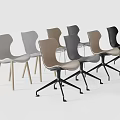Modern Leisure Chairs In Multiple Colors With Wooden And Metal Leg Designs