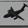 Yun20 Kunpeng with warehouse structure Y20 Xian Y20 Yun20 military transport aircraft 3d model