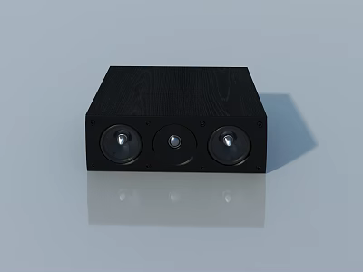 Black Wooden Swing Door with Round Design Elements and Smooth Surface 3d model